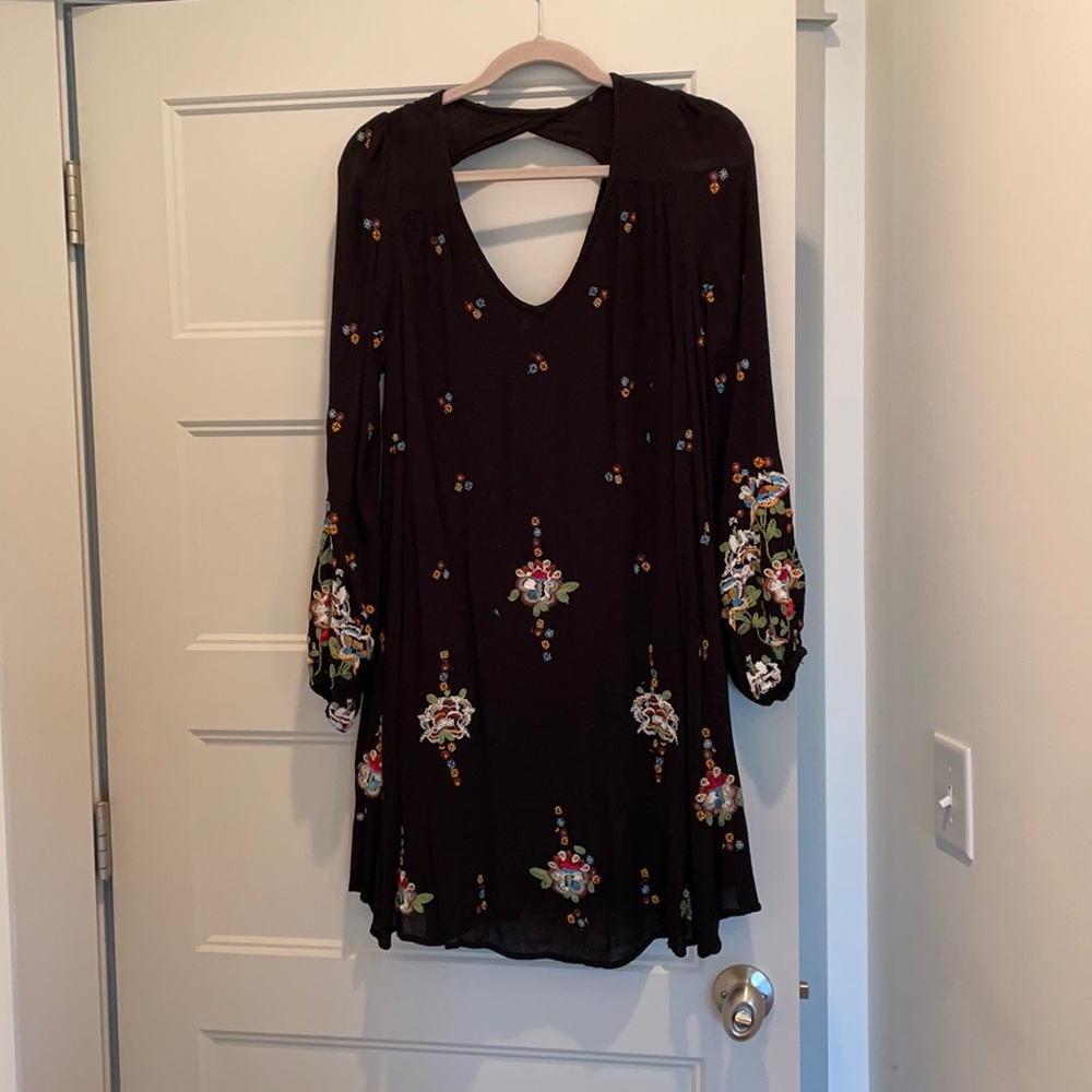 Free People embroidered dress